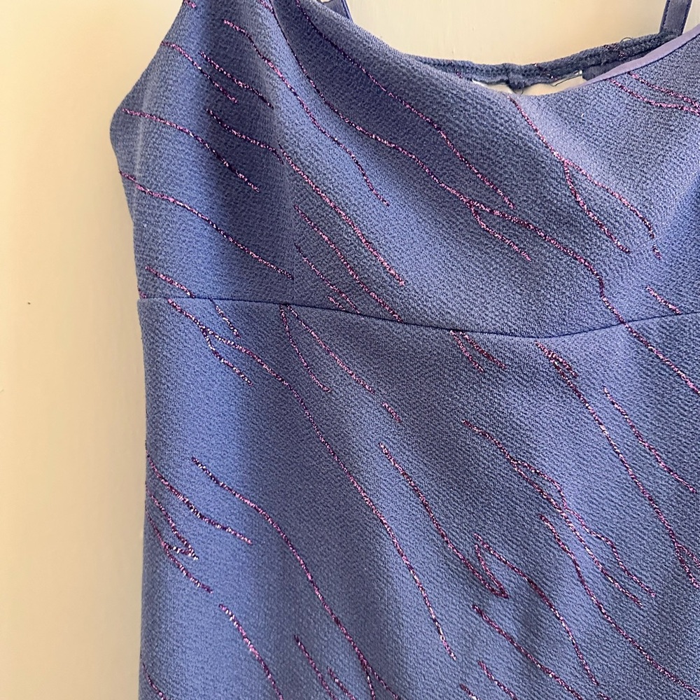 Fairweather Periwinkle with pink glitter Dress